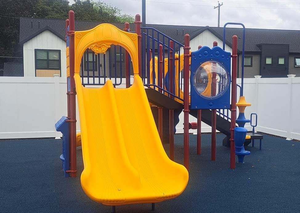 Playground at the OCDC childcare facilities in Oshkosh, WI.